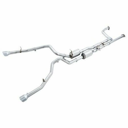 BUFONADA Cat Back Tuning Exhaust for 2021 RAM 1500 TRX, Chrome BU3570712